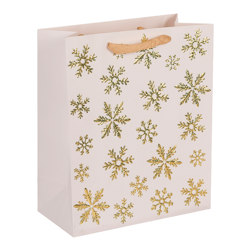 Christmas Printed Snowflakes Gift Wrapping Bags In Novermber 2024