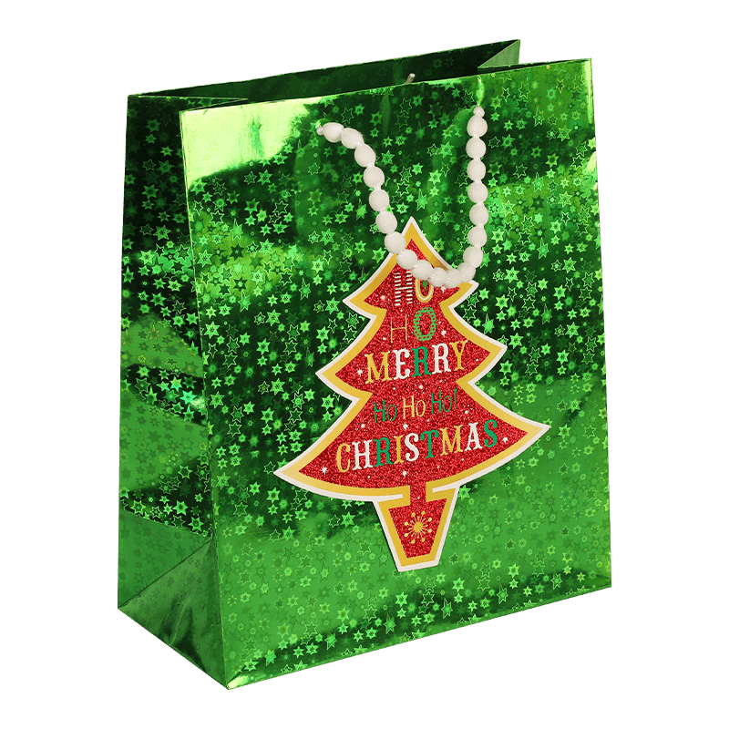 Personalized Christmas Party Favor Bag With Holographic Foil Of November 2024