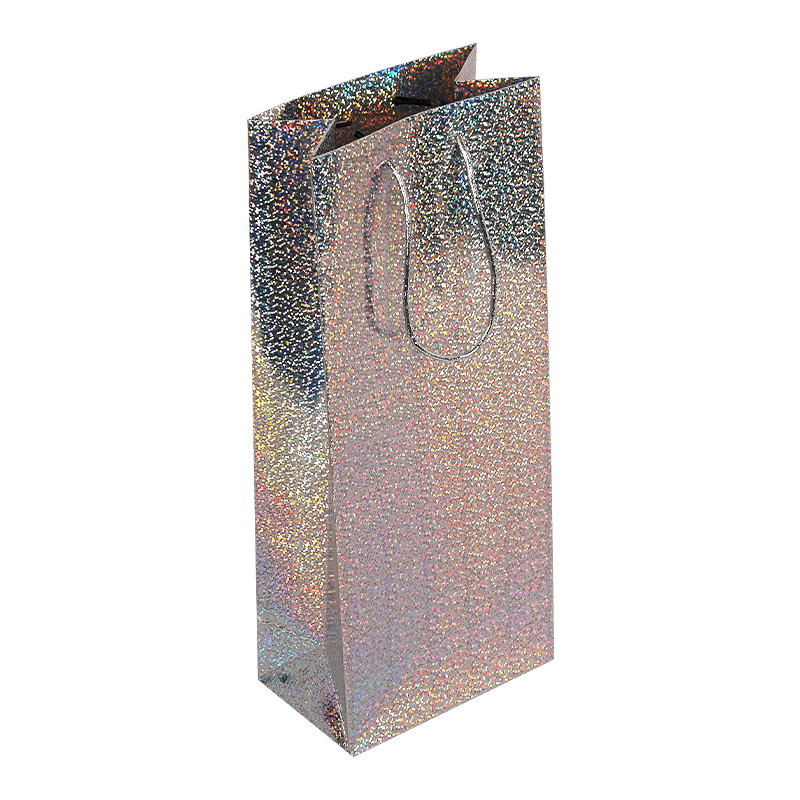 Wine Bottle Tote Bags With Holographic Foil - November 2024