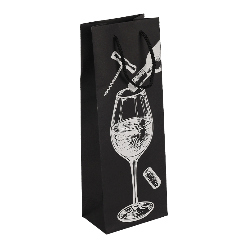 Wine Bottle Gift Bag With Rope Handles - November 2024 