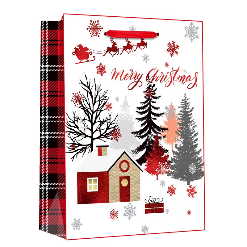 Customizable Christmas Gift Packaging Paper Bags