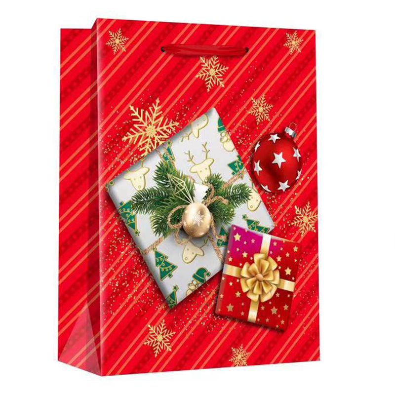 Customized Christmas Gift Paper Bags