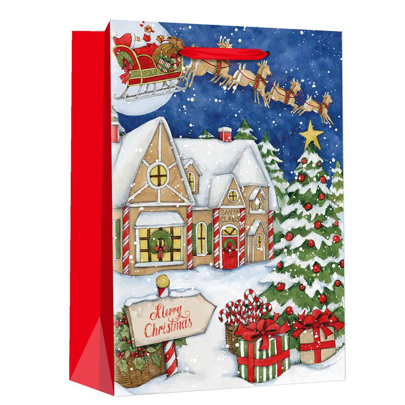 ODM Christmas Gift Shopping Paper Bags