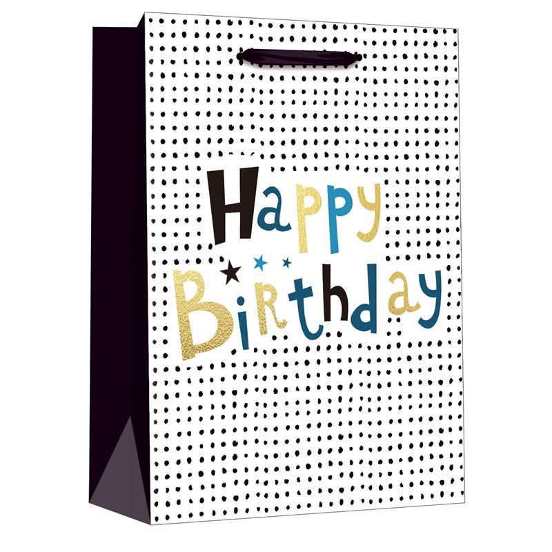 Happy Birthday Paper Favor Bags