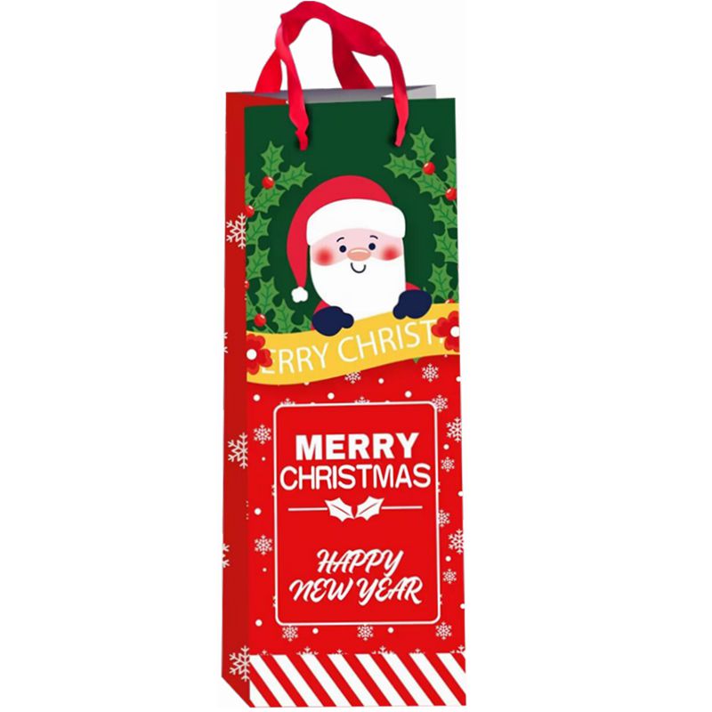 Christmas Red Wine Gift Bags