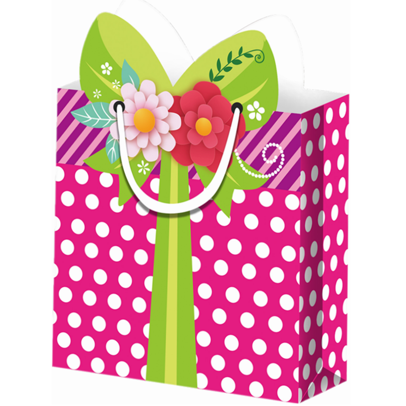 Creative Geometric Design Shopping Gift Paper Bags Of March 2025