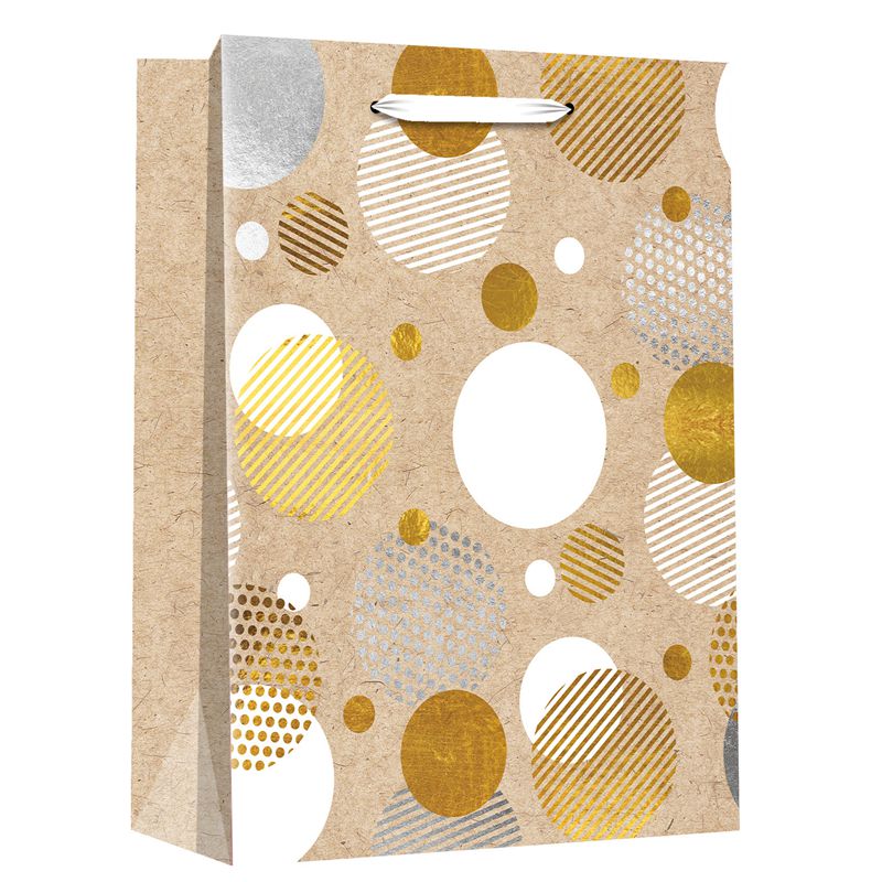 Elegant Geometric Kraft Paper Bags