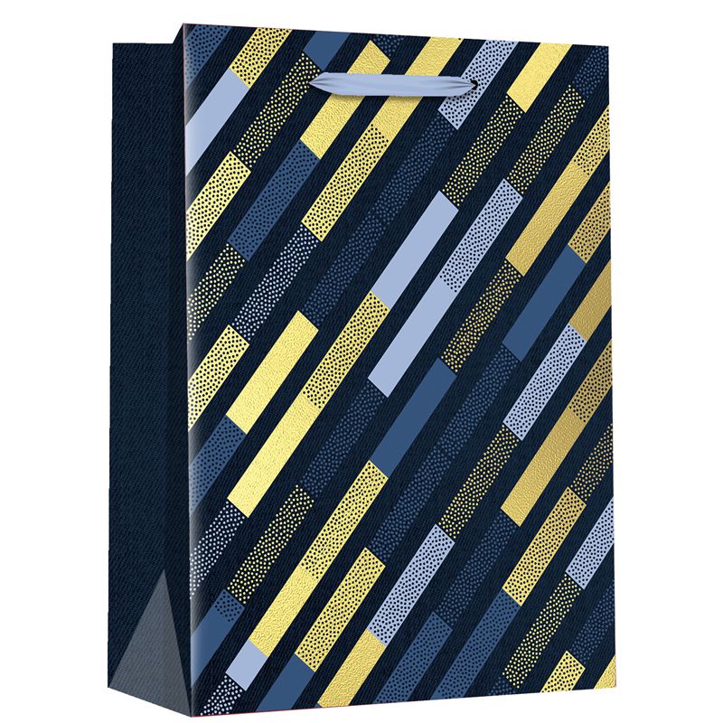 OEM Geometric Design Shopping Paper Bags