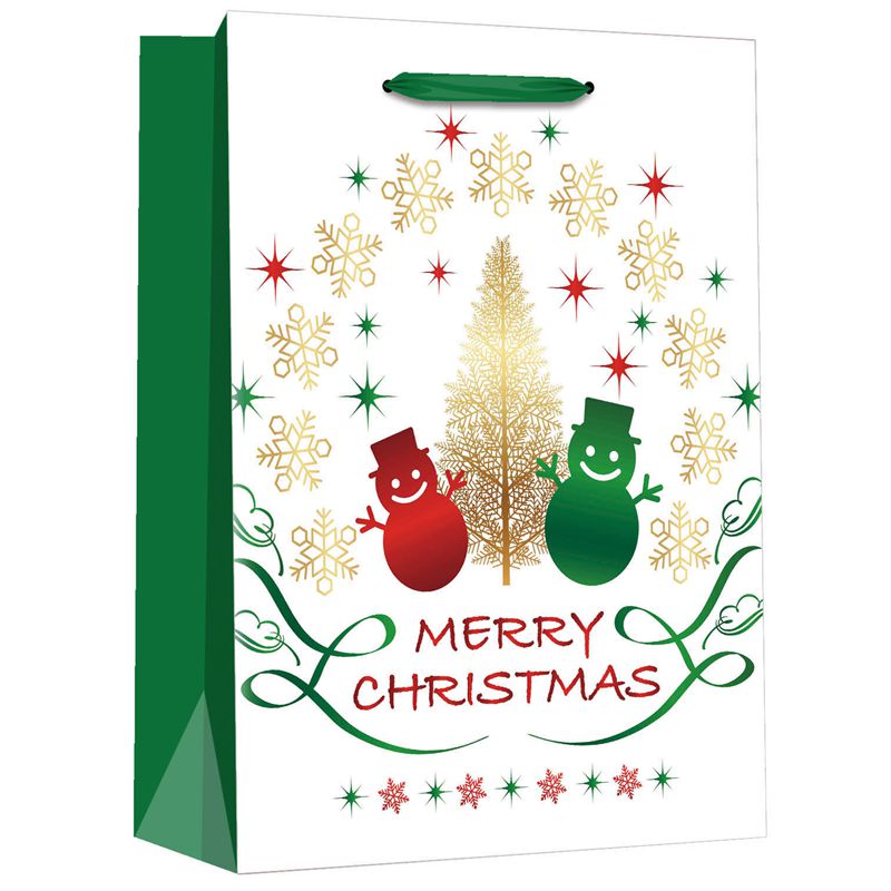 OEM Merry Christmas Paper Gift Bags