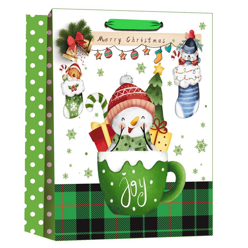 Customized Christmas Paper Gift Bags