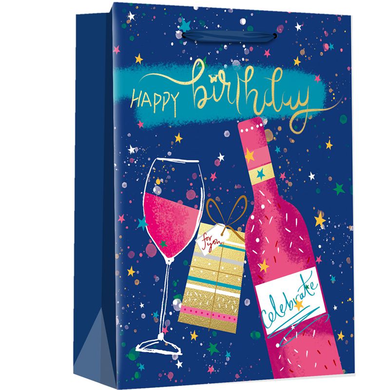 Personalized Happy Birthday Paper Bags