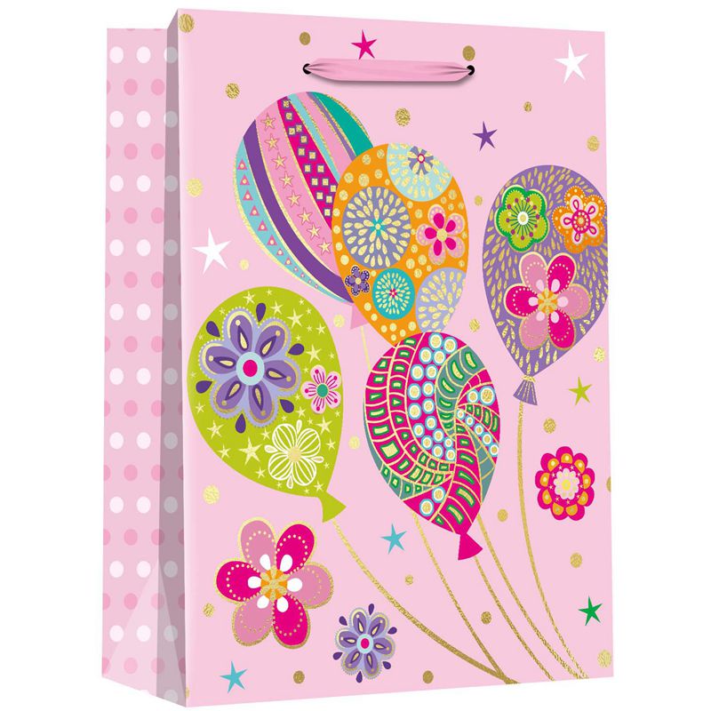 Colorful Balloons Printed Birthday Paper Bags