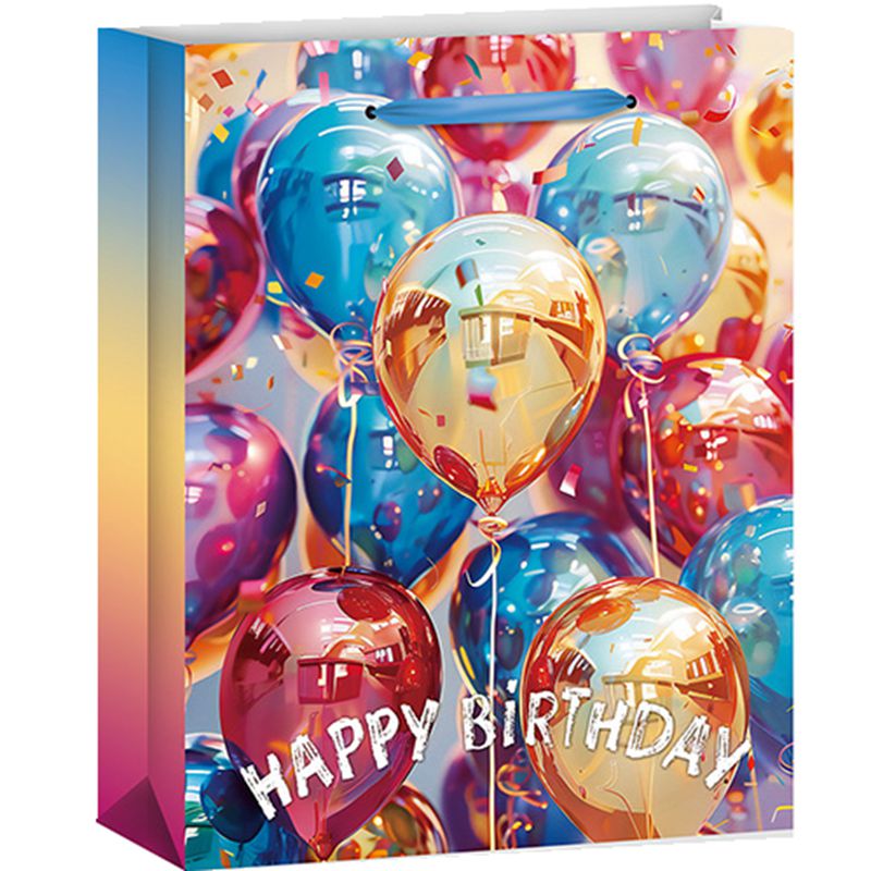 Happy Birthday Themed Gift Bags
