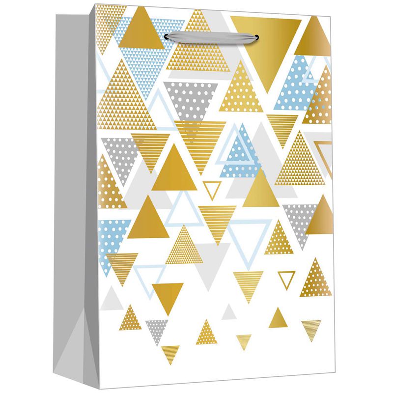 Triangle Abstract Geometric Pattern Shopping Gift Bags