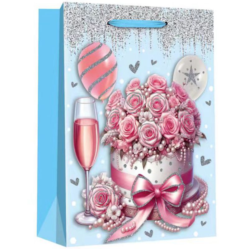 Birthday Cake Themed Gift Paper Bags